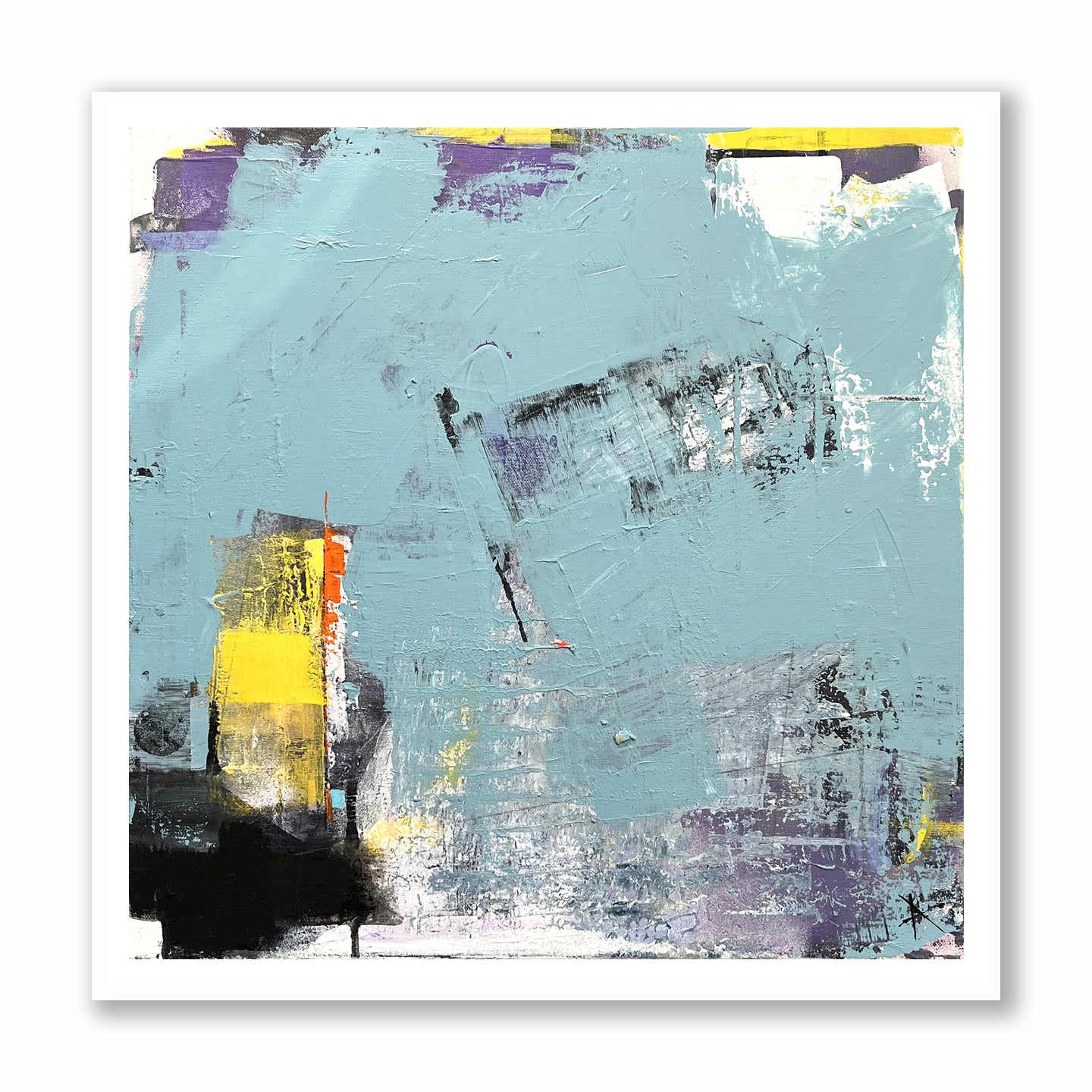 Steel Hues - Greetings Card