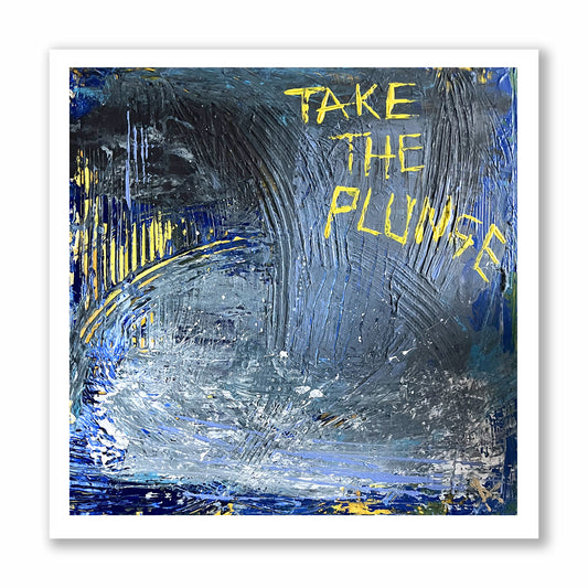 Take the Plunge - Greetings Card